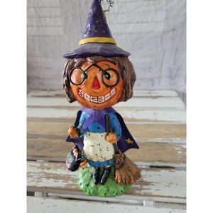 Pumpkin witch steampunk Halloween home decor kitchen shabby chic